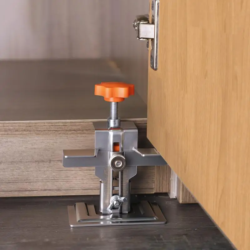 

Cabinet Door Positioning Tool Adjustable Mounting Jig For Cabinet Door Stainless Steel Positioning Hand Tools Easy Support And