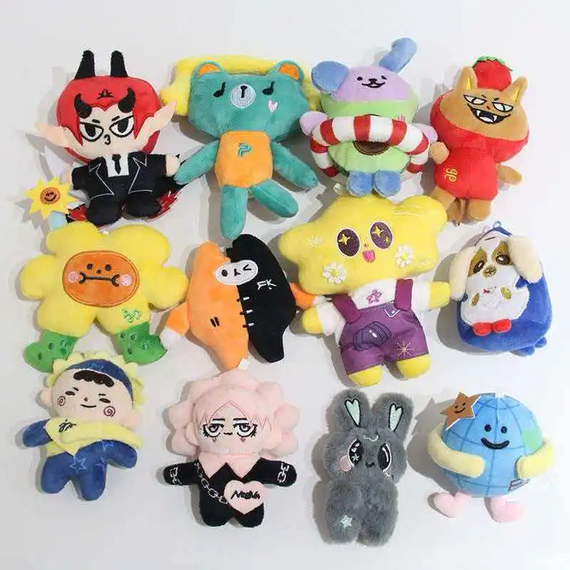 Lindo llavero de peluche Jossgawin, muñeco de dibujos animados estilo estrella tailandesa, colgante para bolso, regalo divertido para niños, niñas y fans