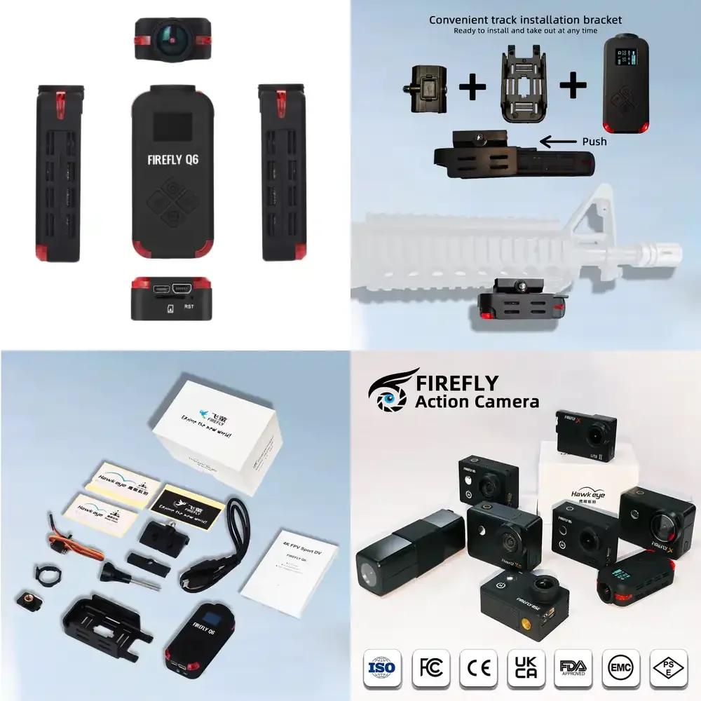 

ODM Shotcam 2.5K 1080P HD Action Camera Red Dot Aiming Lens Eis Anti-Shake for Use Featuring CMOS Imaging MicroSD Storage