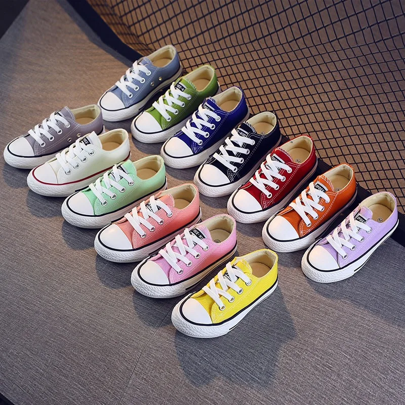 

Kids Boys Shoes Toddler Girls Canvas Shoes Children Candy Color Skate Shoes Sneakers Casual Girls Boys Sneakers Flats Shoes