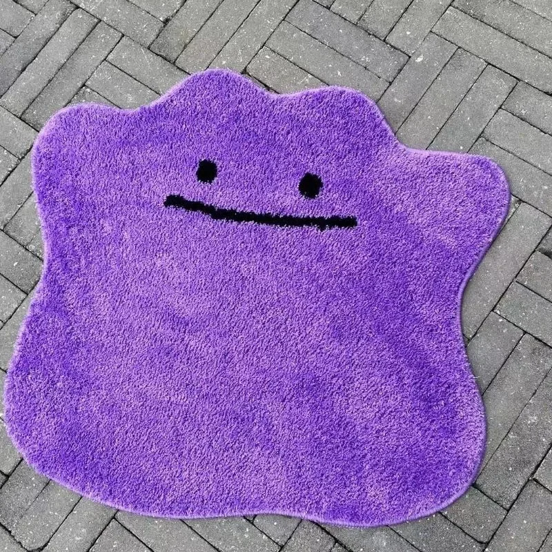 Cartoon Ditto Carpet Nime Floor Mat Soft Hair Creative Carpet Children's Bedroom Non-slip Foot Pad Decorative Quick Drying Rug