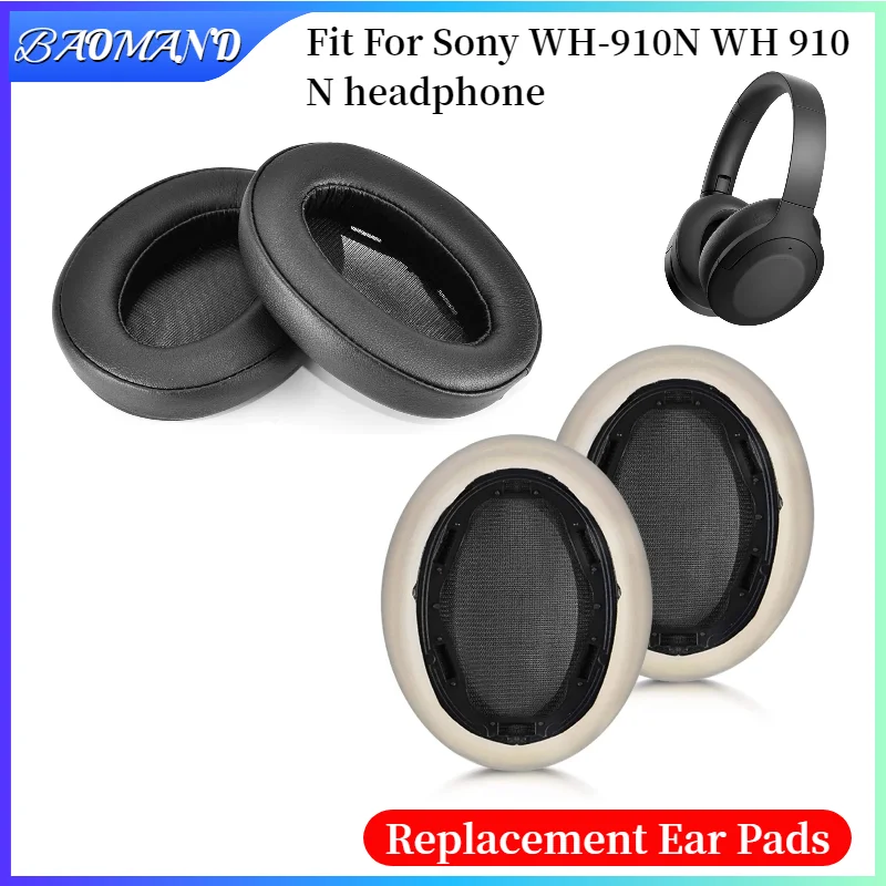 

Replacement Earpads for Sony WH-910N WH 910 N Headphones Earmuff Ear Pads Cushion Cover Sleeve