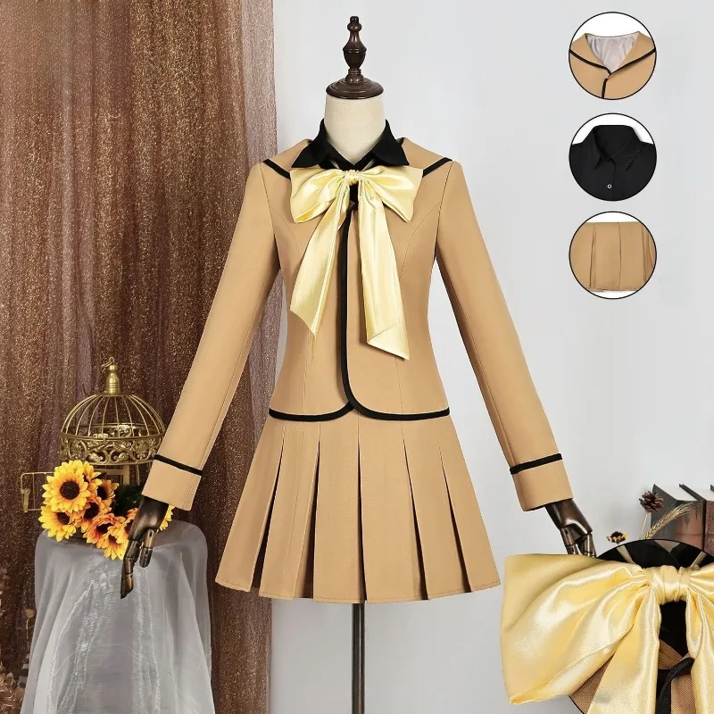 

Anime Momozono Nanami Cospaly Costume Japanese School Jk Uniform Coat Shirt Skirt Suit for Women Girls Cute Kawaii Campus Set