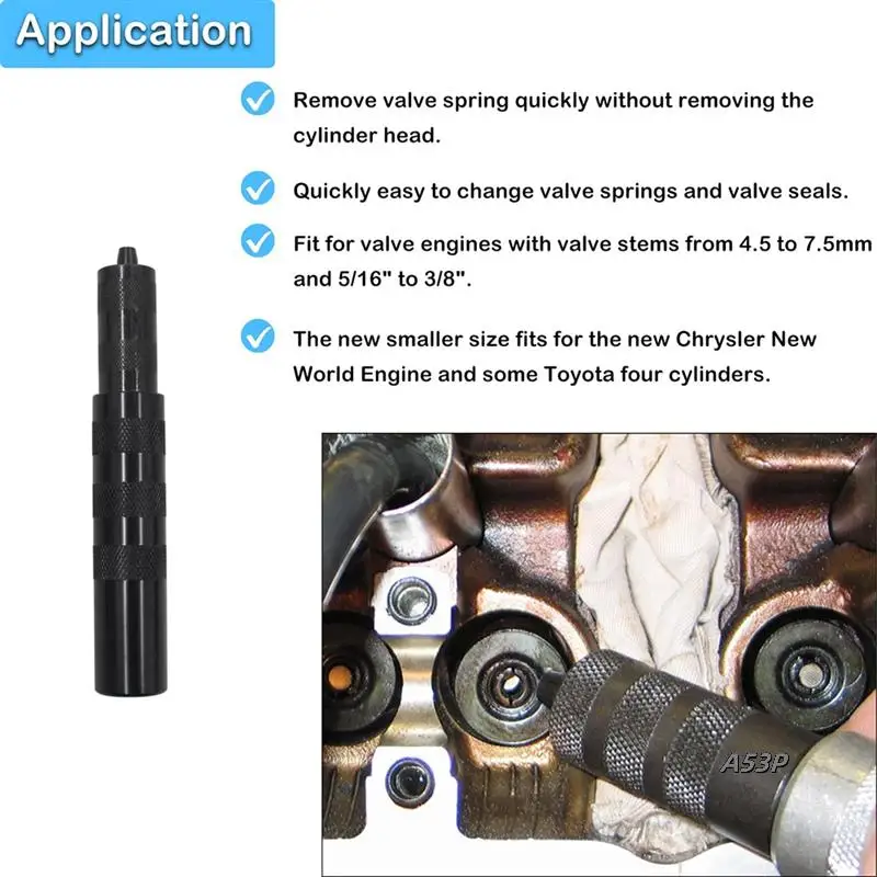 

36050 Valve Keeper Remover Installer Kit Valve Spring Compressor Retainer Tool For Four Cylinder Engines With Valve Stems