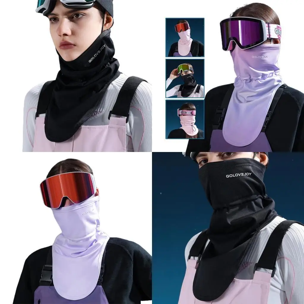 Y1UC Windproof Winter Neck Gaiters Face Mask Scarves Warm Thick Cycling Neck Cover
