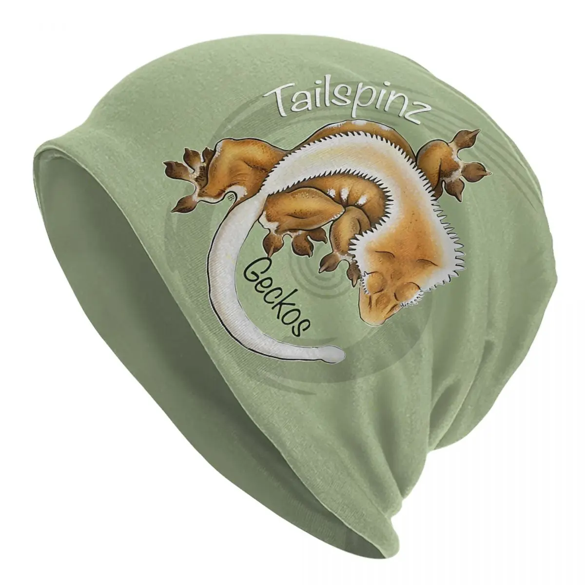 

My Logo For Tailspinz Geckos Unisex Bonnet Thin Cycling Double Layer Hats For Men Women