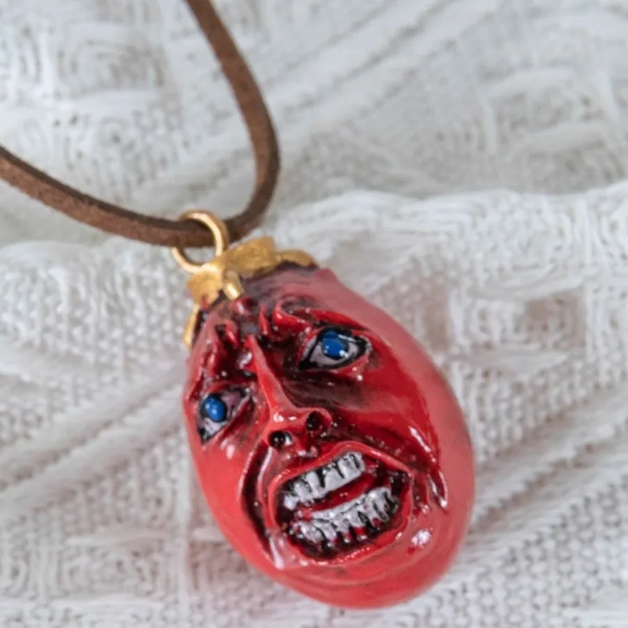 Anime Peryferia Miecz Legend Overlord Jajo Naszyjnik Karmazynowy Behelet Znakowany Wojownik Guts Wisiorek