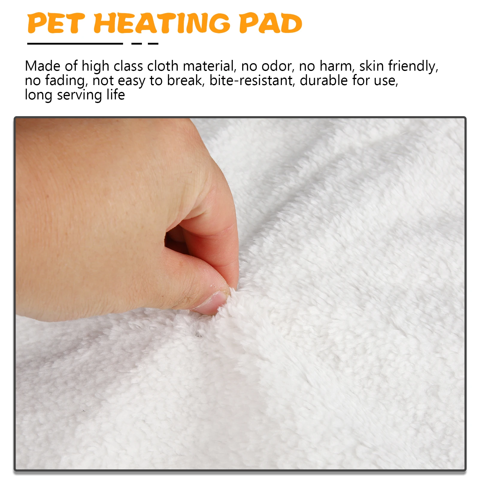 

Pet Heating Pad Cat Bed Dog Warm Mat Blanket Constant Temperature Fabric Heated