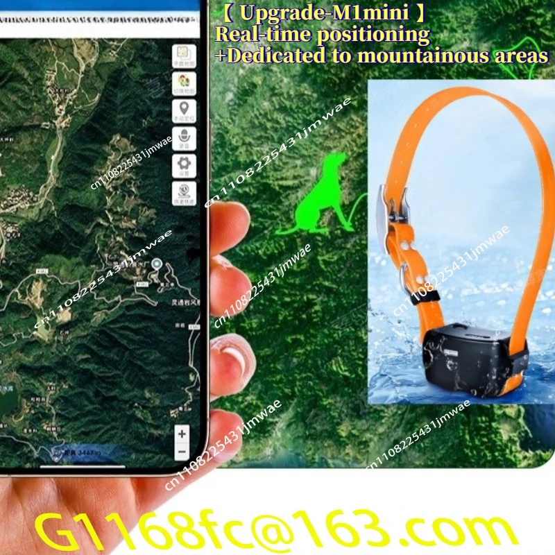 Dispositivo antipérdida del collar satelital GPS del localizador del entrenamiento del perro M2 de alta calidad