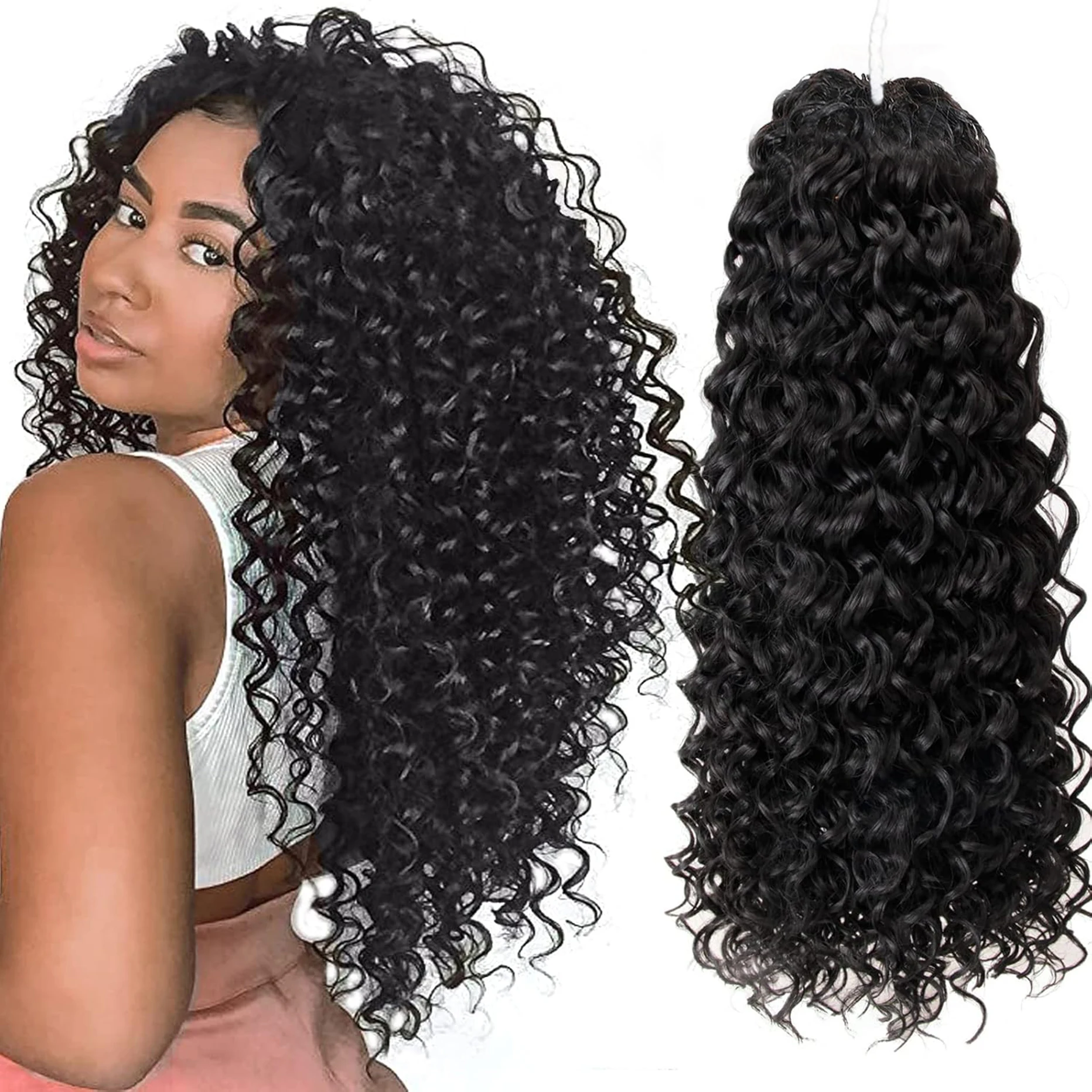 

Накладные волосы для наращивания: Пышные маленькие кудри, крючковое плетение, натуральные волосы, предварительно разделенные, без узлов, легкие, для причесок «пикси» и «волшебные косы»