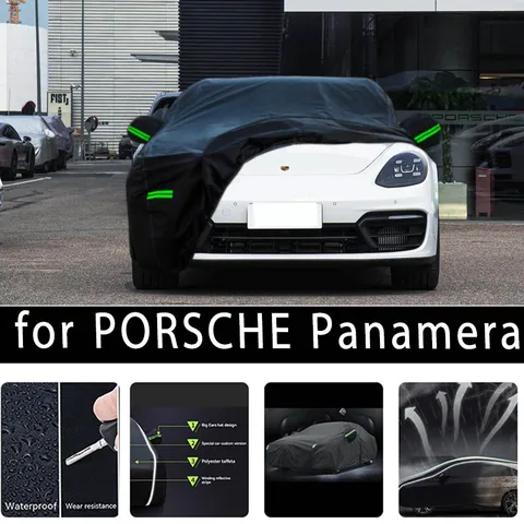 Чехол для автомобиля PORSCHE Panamera: Защита от снега, солнца, воды и пыли. Водонепроницаемый, пылезащитный, для использования на улице. Аксессуары для экстерьера автомобиля.