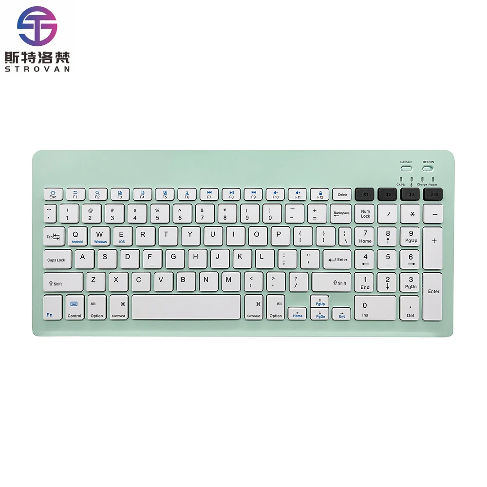 

99-key Mini Dual Mode 2.4g BT Keyboard Portable 2.4g&BT Keyboard for Tablet PC Smart Phone
