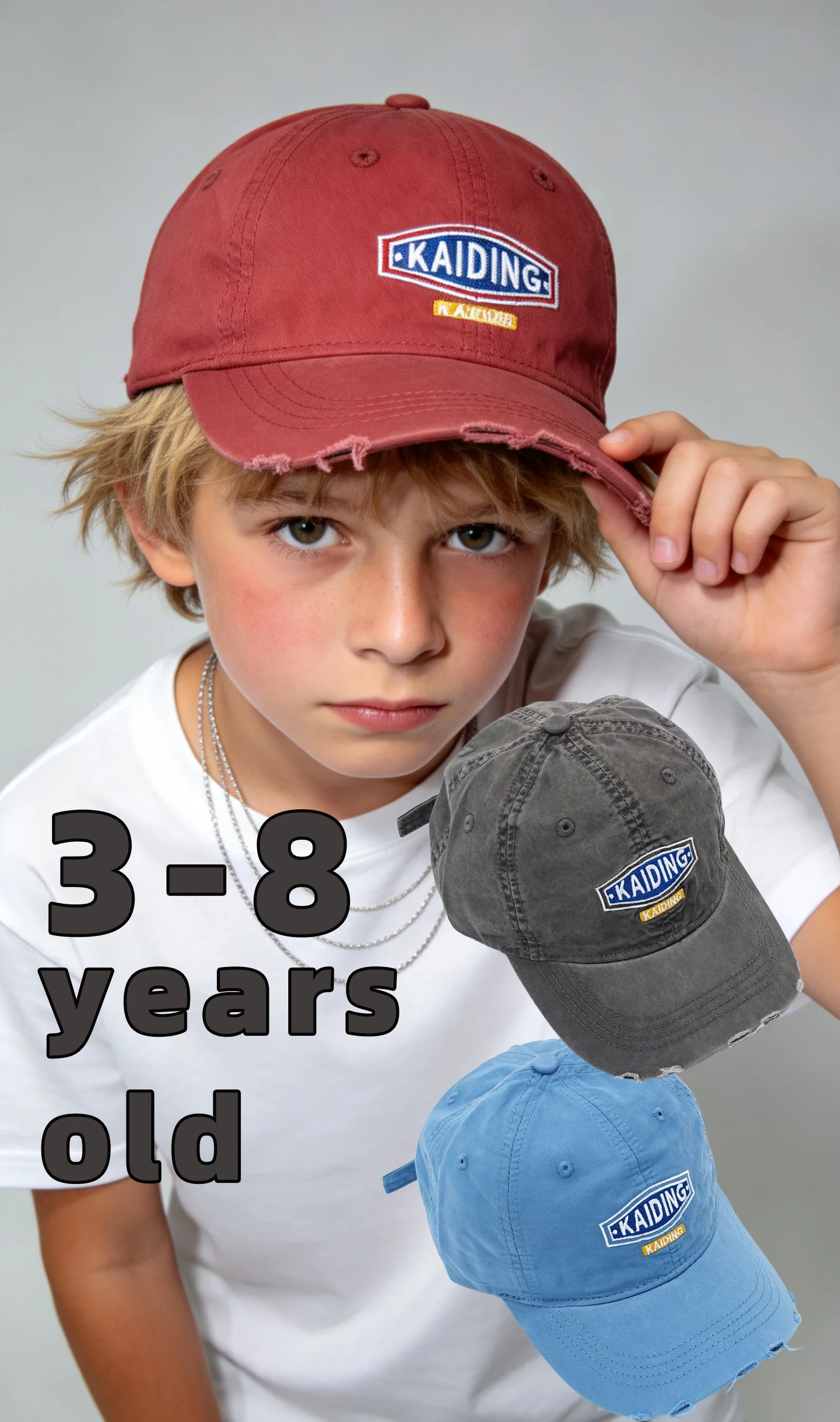 Hat for Kids: Autumn, Winter, Four Seasons, Family, Sunshade Baseball Cap for Boys and Girls, Outdoor, Lightweight, Travel, Sun