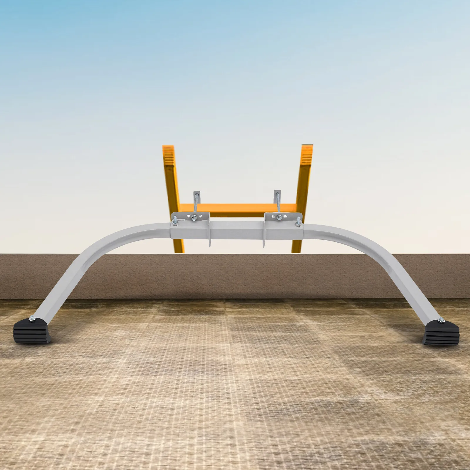 Heavy Duty Ladder Steel Stabilizer Safety For Standoff Extra Safety Clean Window Roof