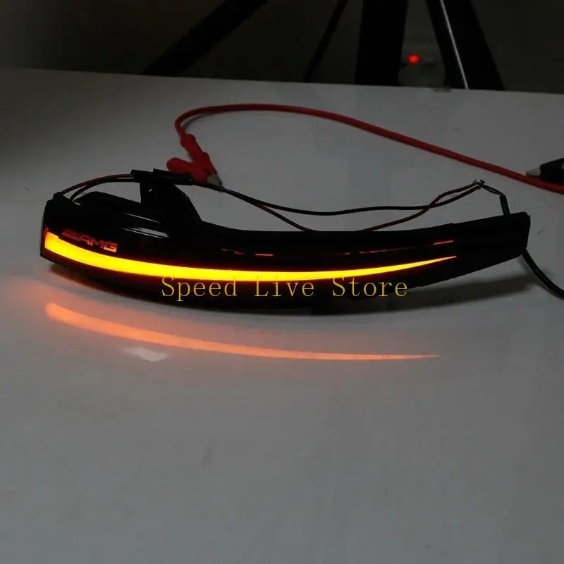 547C Scroll LED Dynamic Turn Light For-Mercedes Benz-C Class W205 E W213 S W222 Mirror Flashing Light Repeater