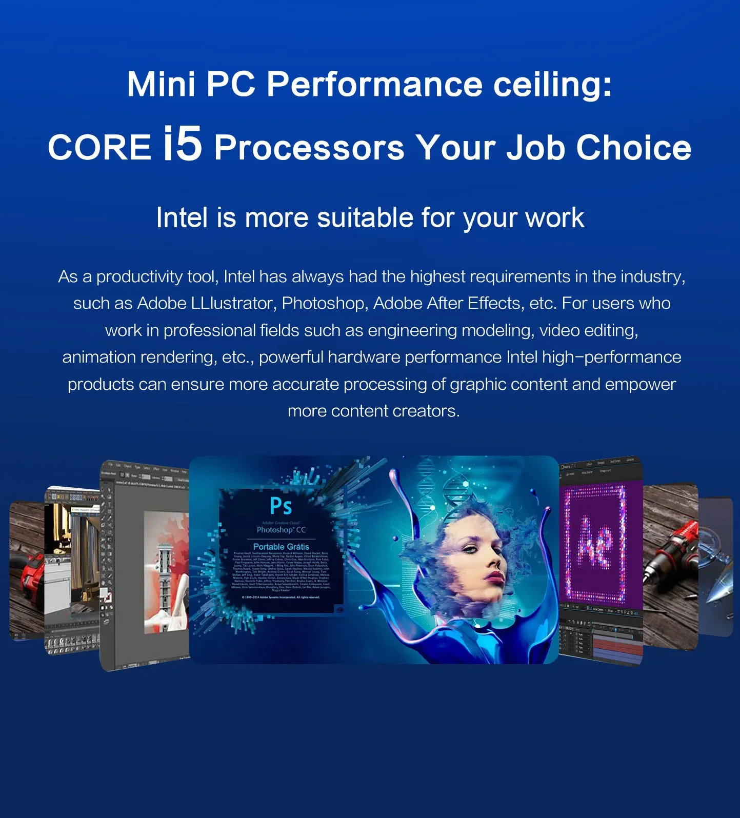 ERVPES M1 NEW Mini PC Intel I5-8257U Windows 11 Pro 4-Core 8-thread 8GB + 256GB / 16GB + 512GB WiFi 6 Mini Computer PC