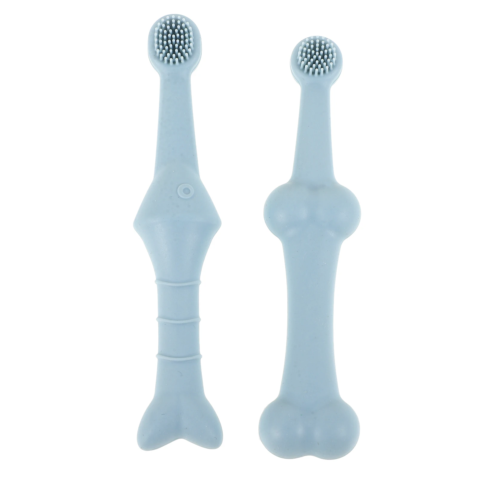 

2Pcs Pet Silicone Finger Brush for Dog Cat Teeth Cleaning Kit Dog Tooth Brushing Kit al Health Dental Care Tool