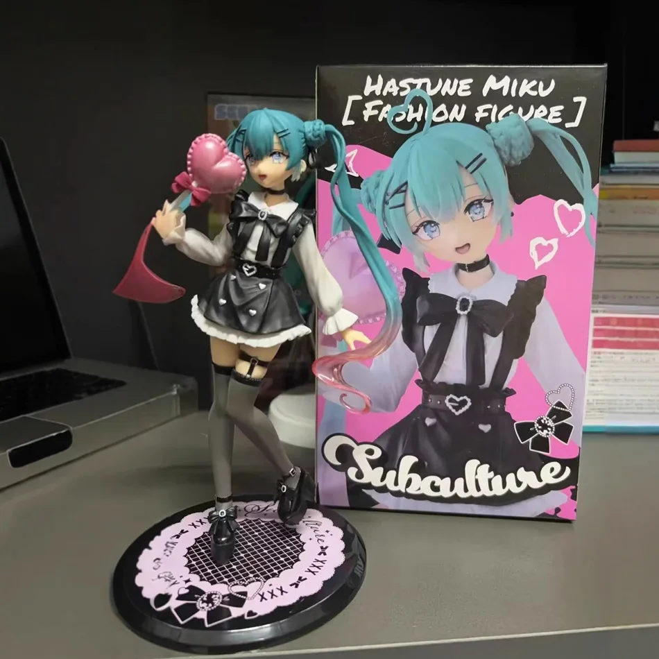 Sexy Mädchen Hatsune Miku Anime Figur Mode Subclture Miku Action Figure Weihnachten Geschenk PVC Sammlung Modell Puppe Spielzeug – Detail 10