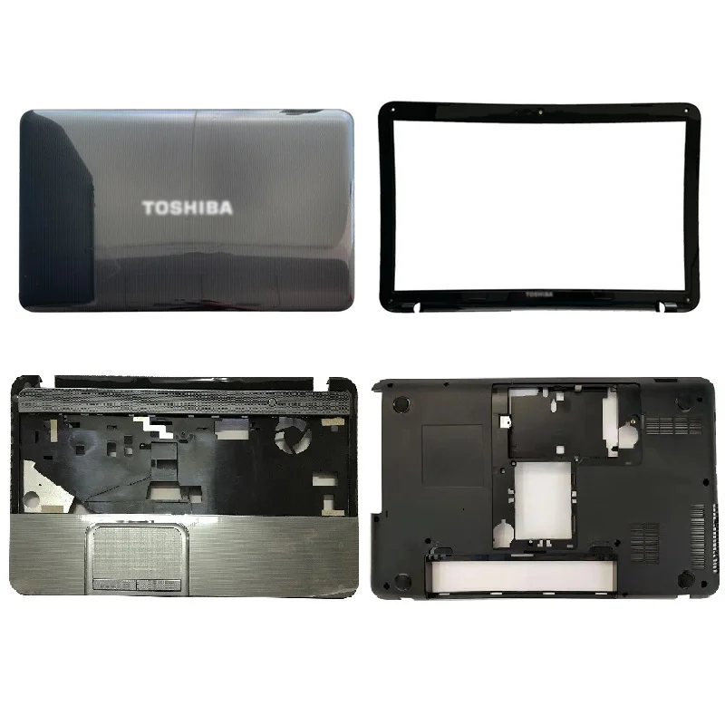 Imagem -01 - Laptops para Toshiba Satellite L850 L855 C850 C855 C855d Lcd Capa Traseira Moldura Dianteira Descanso de Mãos Case Inferior Computador Novo Case laptops para toshiba satellite l850 l855 c850 c855 c855d lcd capa traseira moldura dianteira descanso de maos case inferior computador novo case 01