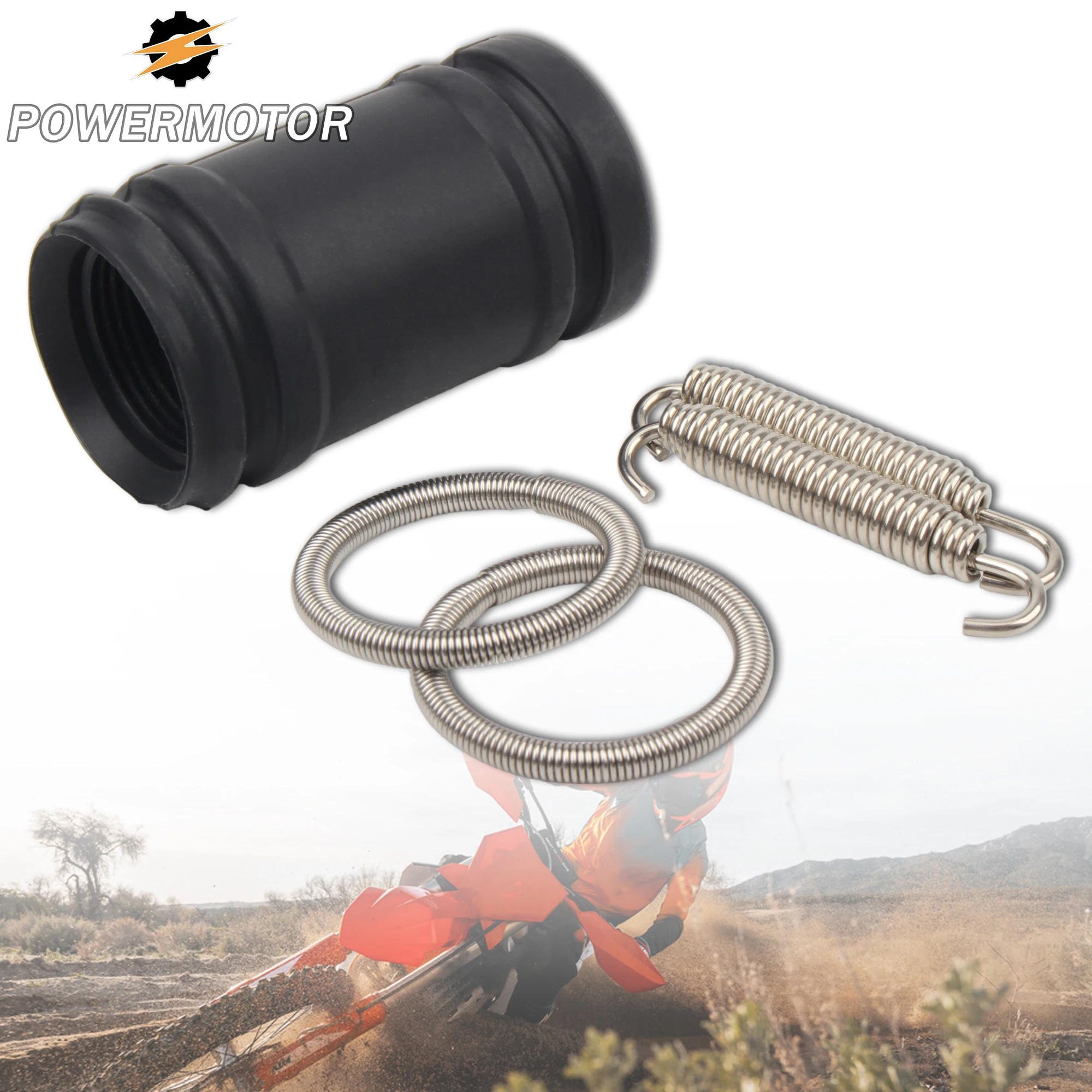 

DirtBike Motorcycle Pipe Tailpipe Seal Ring Spring Exhaust Coupling Kit For KTM SX XC XCW EXC HUSQVARNA KAYO BSE Motocross Part
