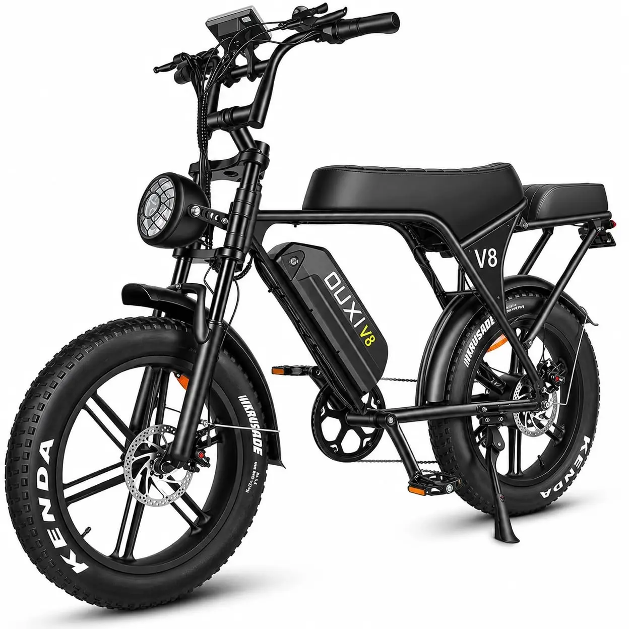 V8 Electric Bike for Adults/Teens, 16"/20" Fat Tire E Dirt Bike with 36V/48V | 10.4/15/30AH Removable Battery, 35-60 Miles image 5