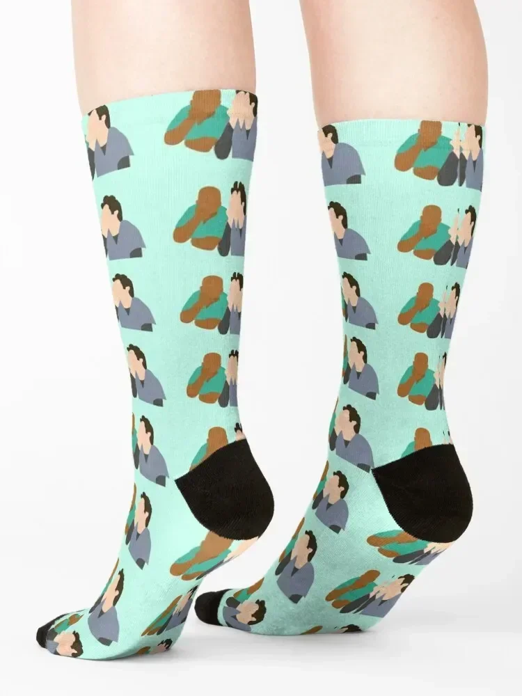 Turk and JD Love - Scrubs Socks basketball bright garter kids aesthetic Socks Men Women's