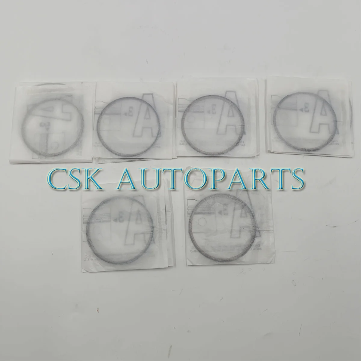 6pcs Piston Rings Set Φ83.01mm For VW Audi A4 A5 A6 A7 Q5 Q7 Porsche 3.0 TDI CRC