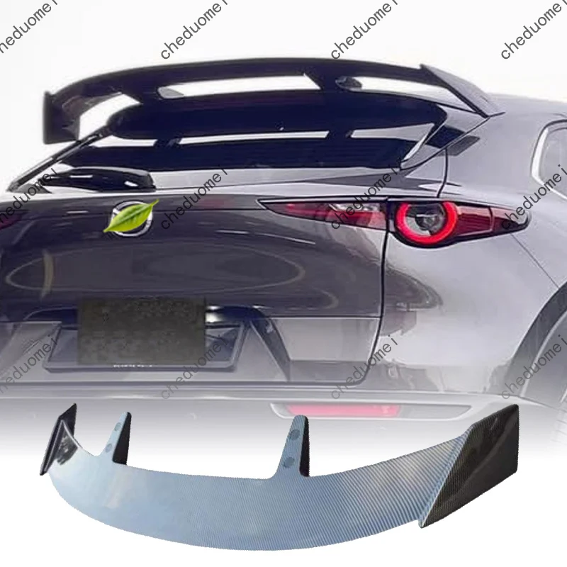 Suitable for Mazda CX-30 2020-2026 Real Carbon Fiber Roof Spoiler Rear Top Wing Rear Window Spoiler aerodynamics