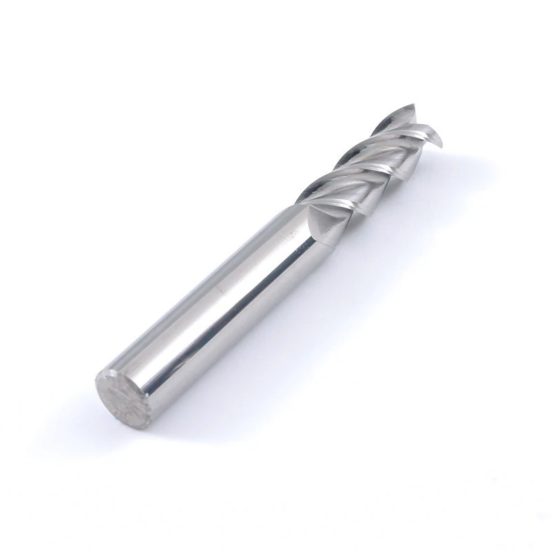 55 HRC 3 Flute EndMill For Aluminum Cutter Copper Carbide Milling Face Cutter End Mill Cnc HRC55 Woodworking Acrylic Plastic