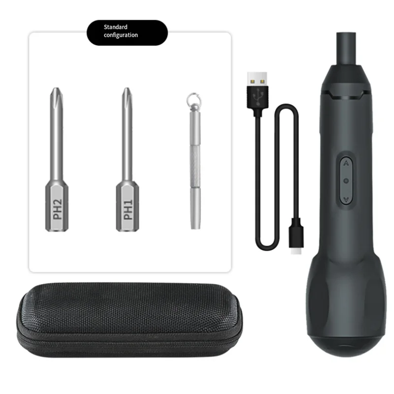 Abbo-chave de fenda elétrica manual e conjunto automático hexagonal chave de fenda elétrica recarregável ferramenta de reparo do telefone móvel