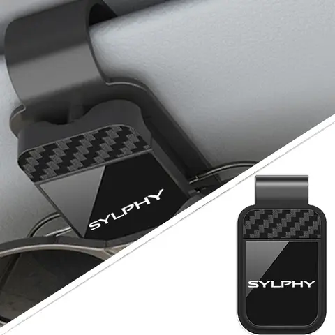 1pc per Nissan Sylphy Occhiali da sole per auto Clip Visiera parasole Porta occhiali Porta biglietti per carte Clip di archiviazione stabili Gancio per occhiali