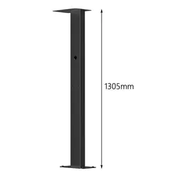 Mounted EV Charging Station Pedestal Stand Durable EV Charging Mounting Pole for garages, companies, parking lot aluminum alloy