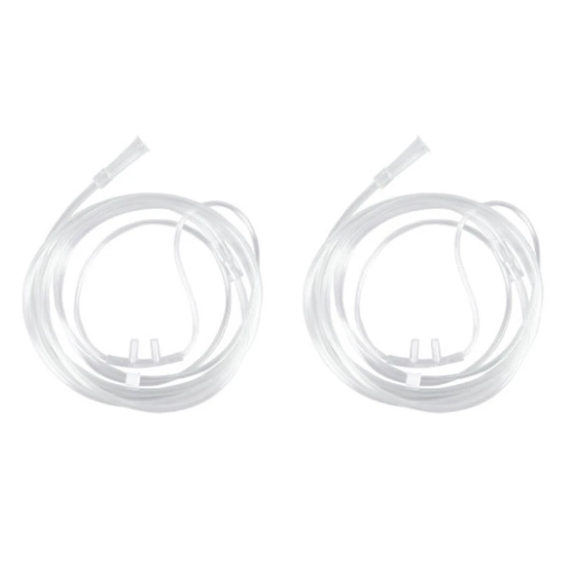 

2X 6M Double Hole Soft Nasal Oxygen Tube Nasal Oxygen Cannula Nasal Tube Suitable For Oxygen Gener