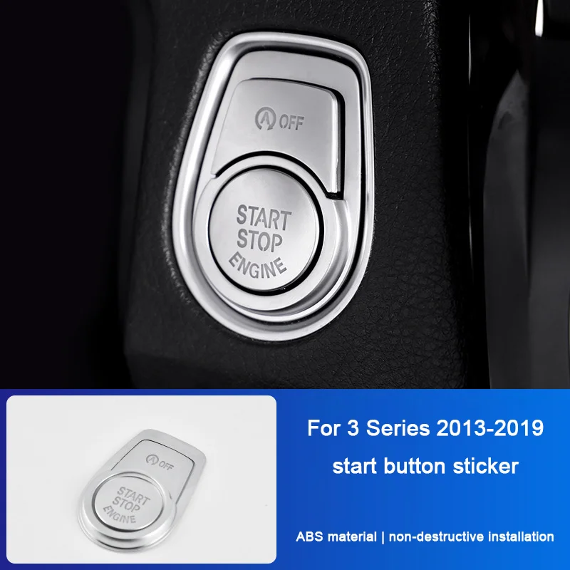 For BMW Series 3 4 F30 F31 F32 F33 F34 F36 F80 3GT Car Center Gear Knob Cover CD Number Keys Multimedia Button Sticker Accessory view 6