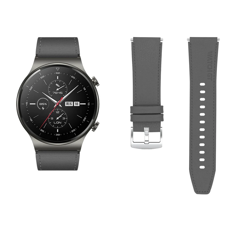 22mm Official Genuine Leather Straps For Huawei Watch Gt 2 Pro GT3 46mm Smart Watch Band Wristband Bracelet Gt2 Pro Accessories