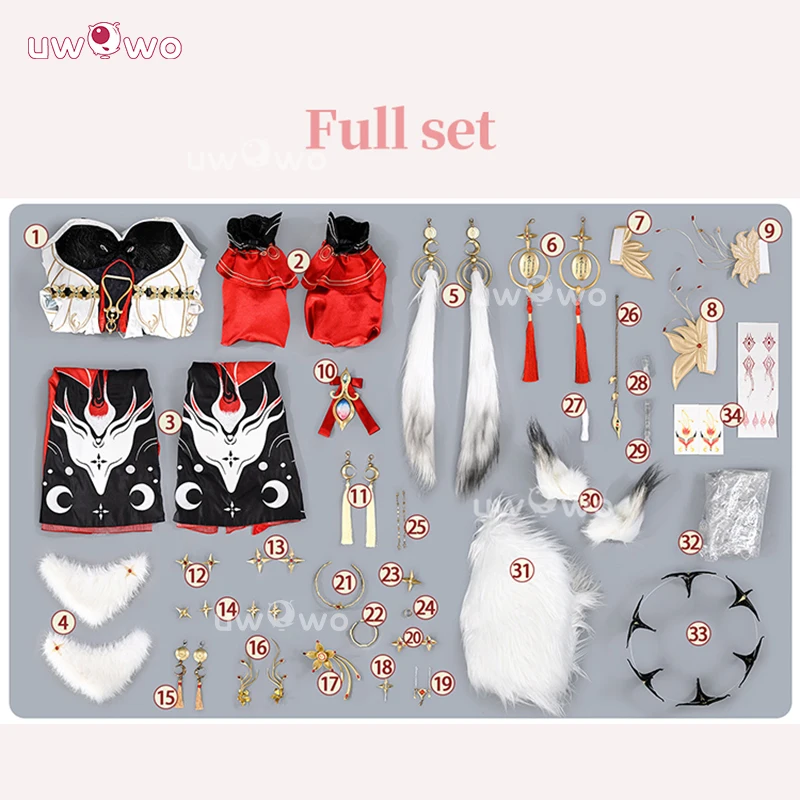 UWOWO Hsin Cosplay Collab Series:Game Wuthering Waves WuWa Hsin Cosplay Costume Delux Hsin Cosplay Halloween Costume view 5