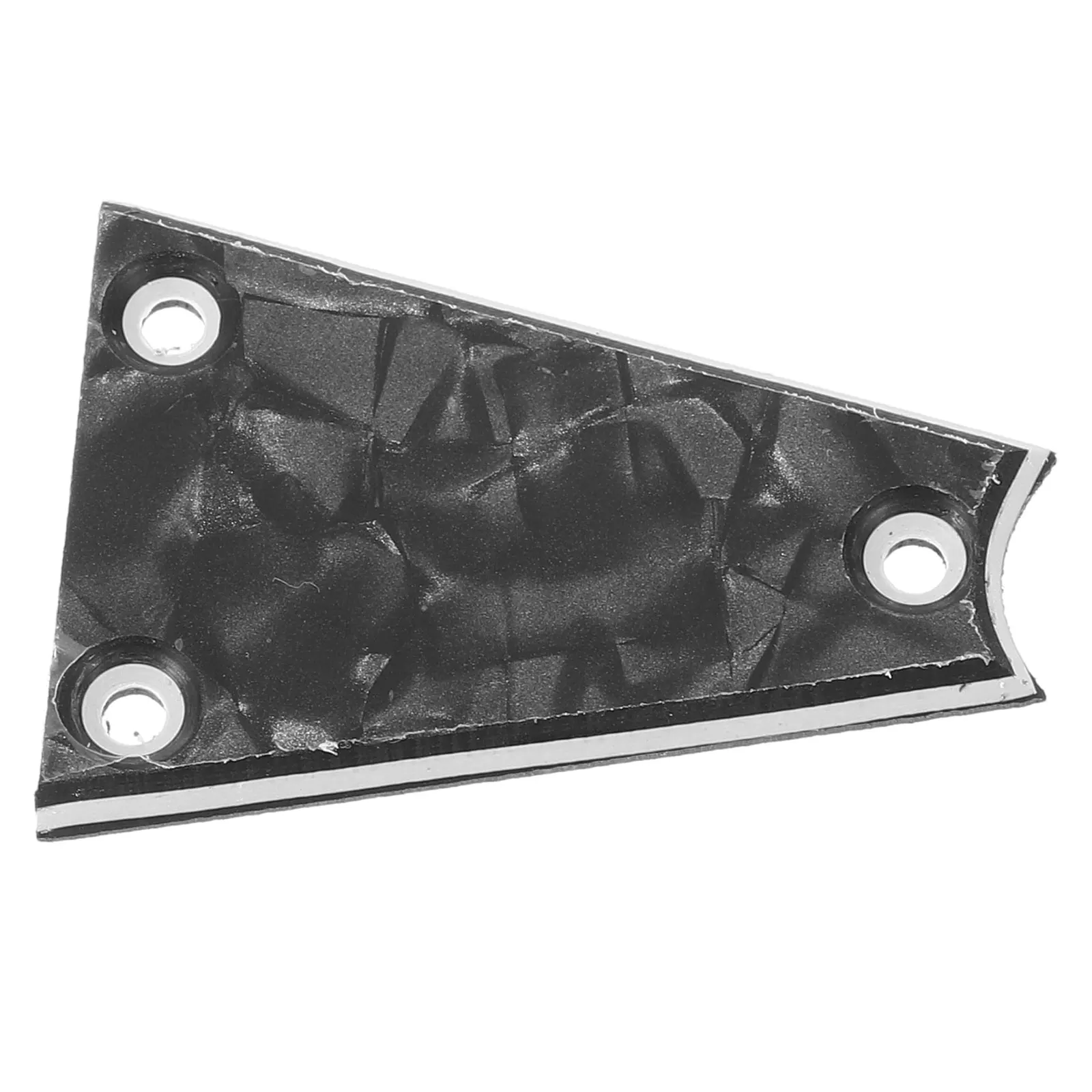 

PVC Electric Guitar Truss Rod Cover 3 Hole Red Durable Material Sound Quality Installation Triangle Cover Plate Bass Parts