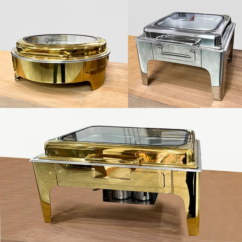 Stainless steel buffet stove, hotel electric heating and insulation, Buffet stove, food warmer chaffing dish