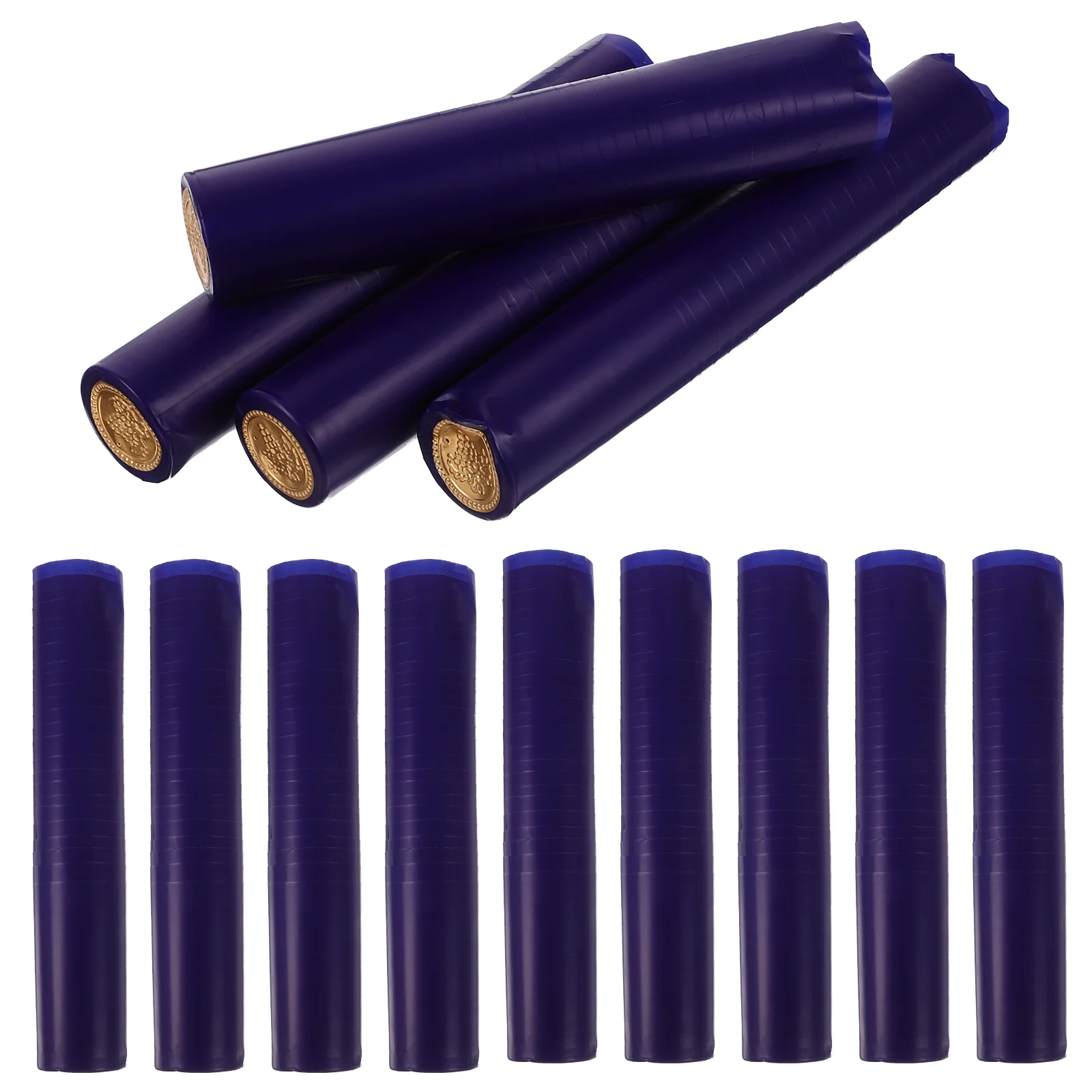 

100Pcs Heat Shrink Capsules for Wine Bottle Caps PVC Sealing Wrap Protective Film Wine Bottle Covers Sealing Caps for Bottles