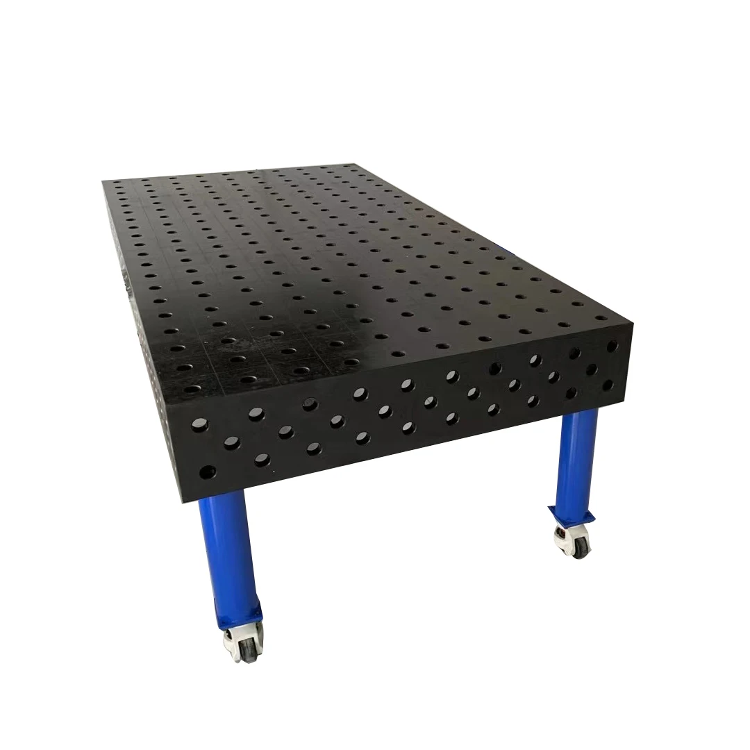 

2000*1000*200mm 3D Cast Iron Steel Welding Table Nitrided with Measuring Scales and Accessories