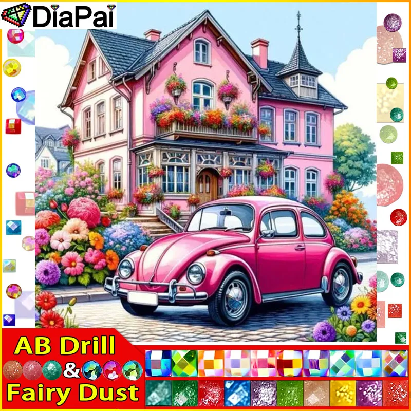 DIAPAI Fairy Dust AB 5D Diamond Embroidery Needlework Kit 