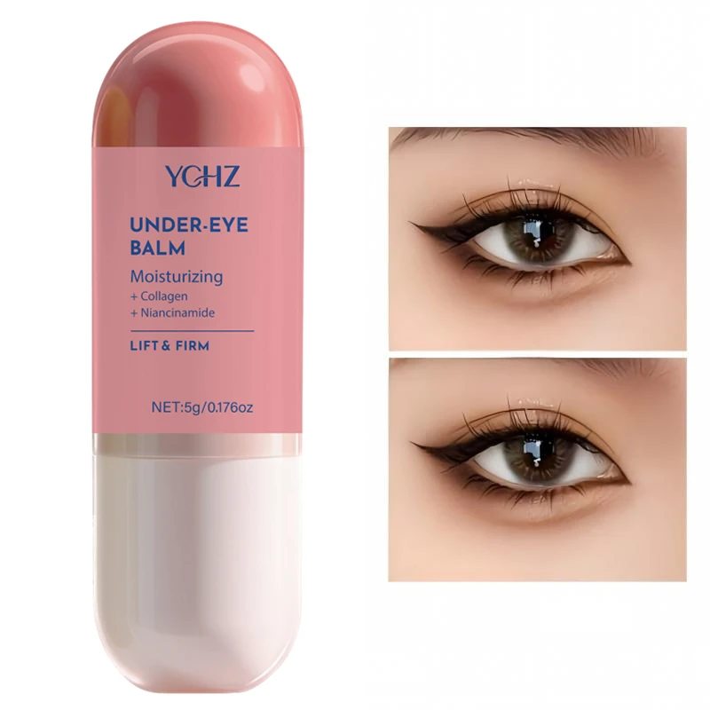 Instant Firming Massage Eye Cream, Containing Niacinamide, Collagen, and Caffeine, Moisturizes and Brightens the Skin, Smooths Fine Lines Around the Eyes, and Restores a Youthful Glow to the Skin