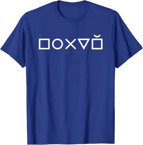 Pohui Russischer Slang Gamer Geometrische Symbole Humor T-Shirt Y2k Lustiges Sarkastisches Russisches Gaming-Kultur Neuartiges Grafik-T-Shirt Kleidung – Detail 12