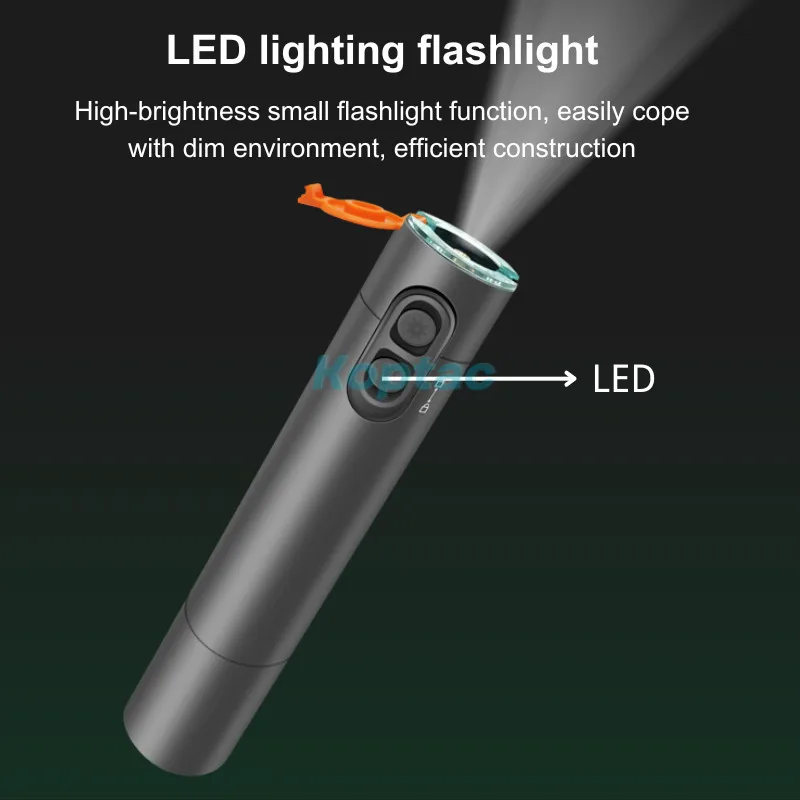 Nieuwe VFL Groen Licht Pen Visual Fault Locator 15KM 20KM 30KM Oplaadbare Groene Bron Lithiumbatterij VFL FTTH