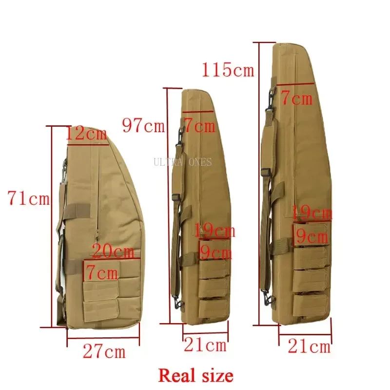 70cm 95cm 115cm Tactical Hunting Bag Military Airsoft Shooting Rifle Gun Case Cs Game Paintball Gun Carry Protection Bags