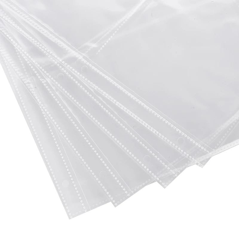 

6 Inch Card Protector 2 Pockets 10 Sheets Binder Pages For Large Photos Cards Or Trading Card