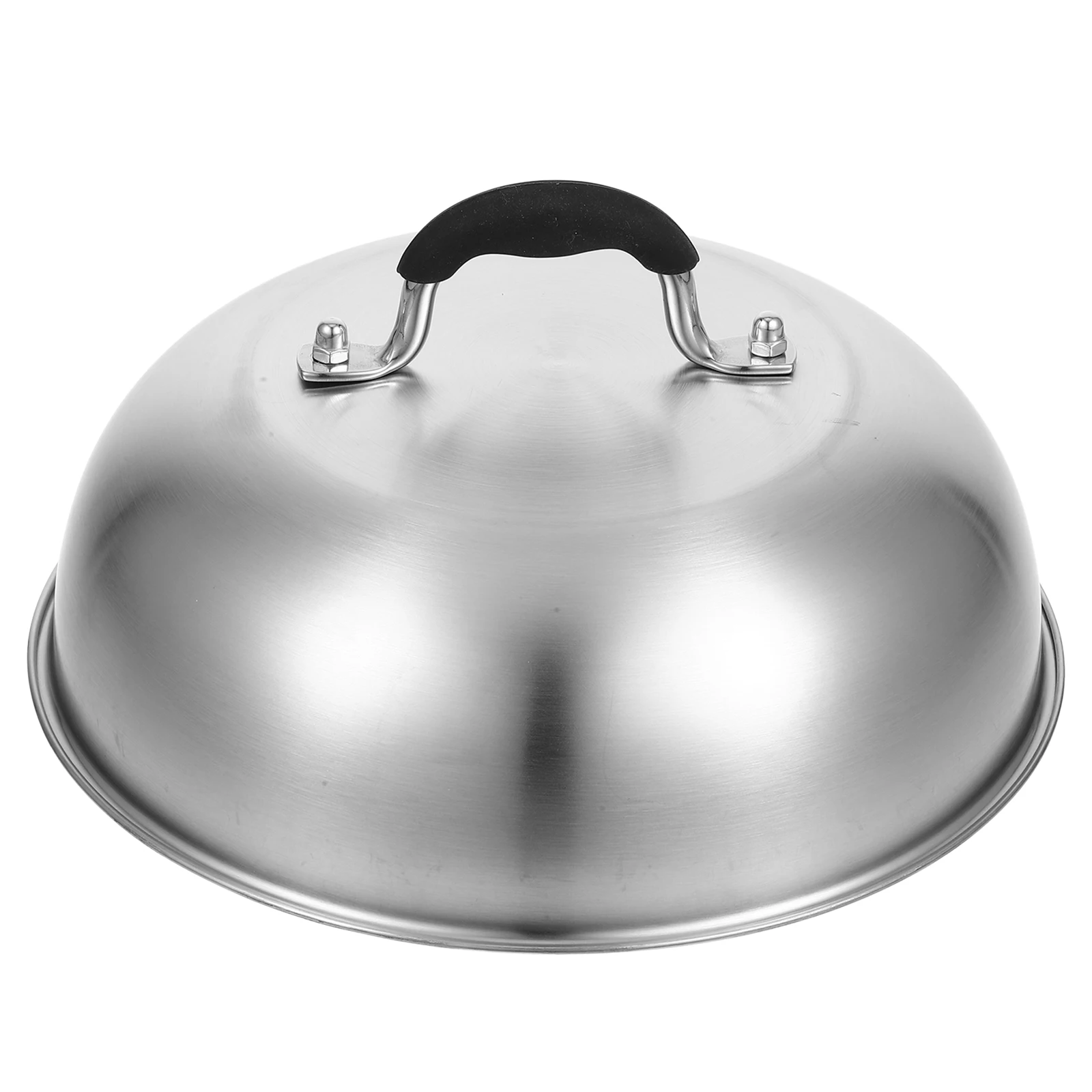 

Stainless Steel Pot Lid Griddle Basting Cover 304 Metal Steamer Lightweight Soup Pot Dome Splatter Kitchen Restaurant
