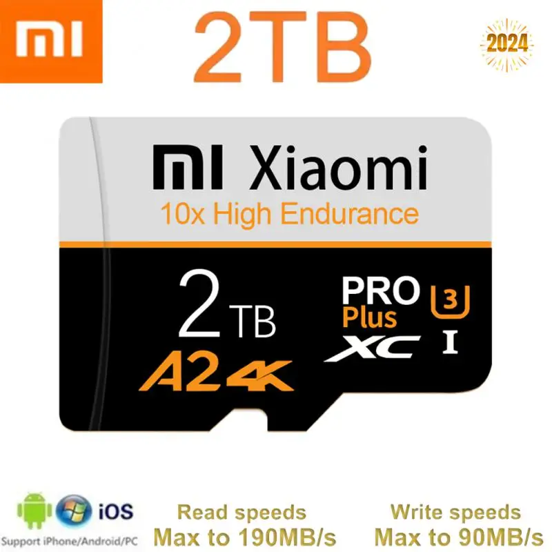 Карта памяти Xiaomi Mijia Φ, 1 ТБ, 256 ГБ, 128 ГБ, шка U3, V30, 4K, Micro TF, SD-карта, карта памяти Sd для Mig Switch Super Nintendo