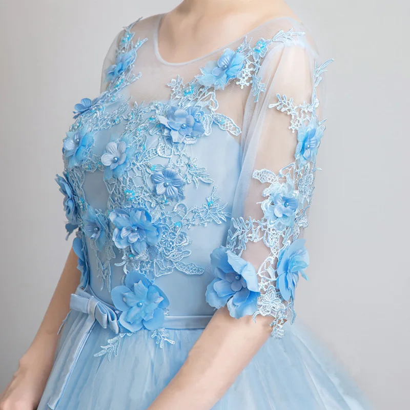 فستان زفاف جديد 2025، غزل ملون، أداء منفرد صوتي جميل، امتحان فني، تنورة منتفخة، فستان سهرة طويل