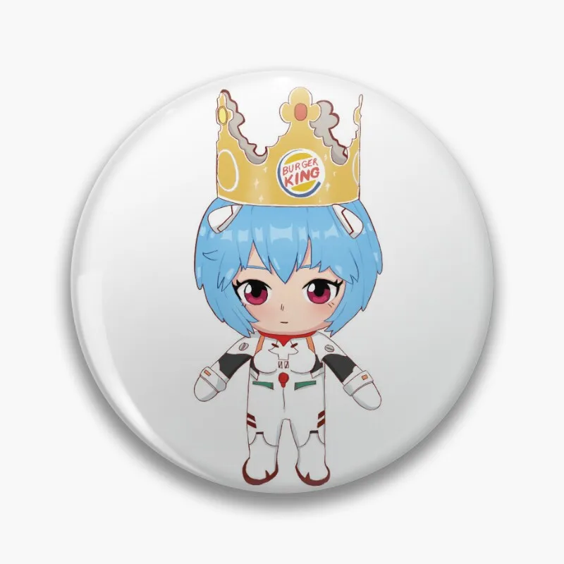 Rei Ayanami Plu 44mm  Pins The Popular Jewelry Creative Gift Broochs